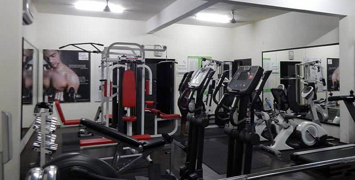 Fitness center at Green Gates Hotel