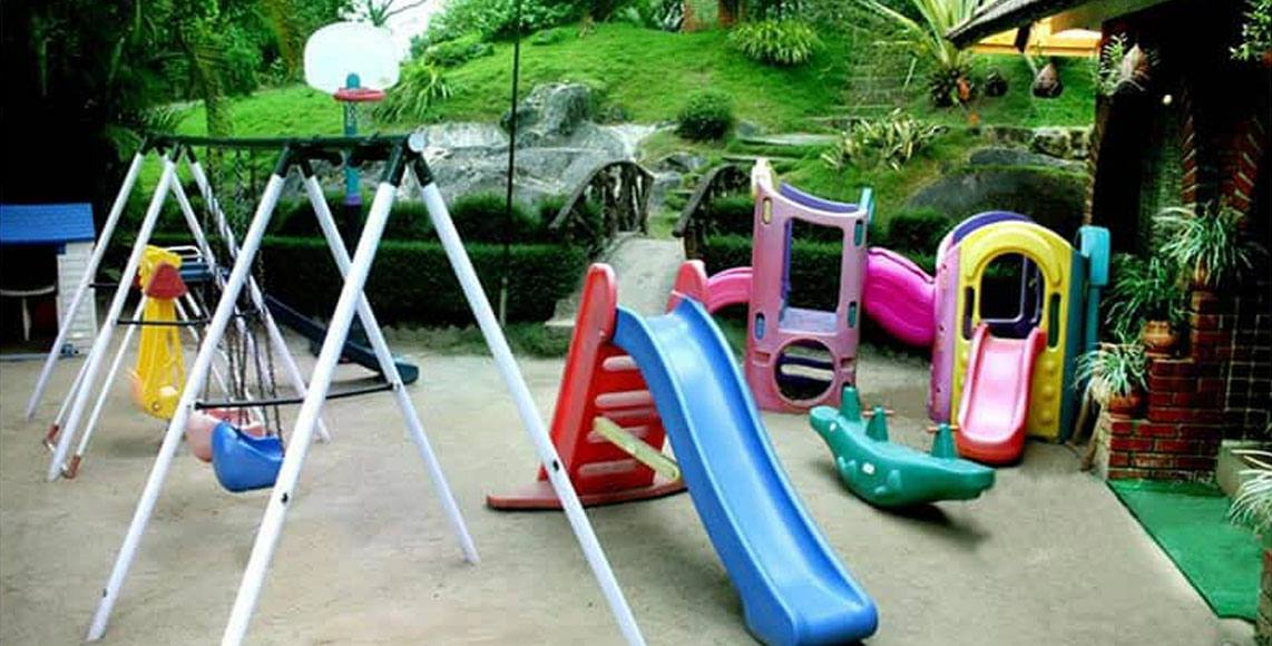 Play area at Green Gtaes Hotel