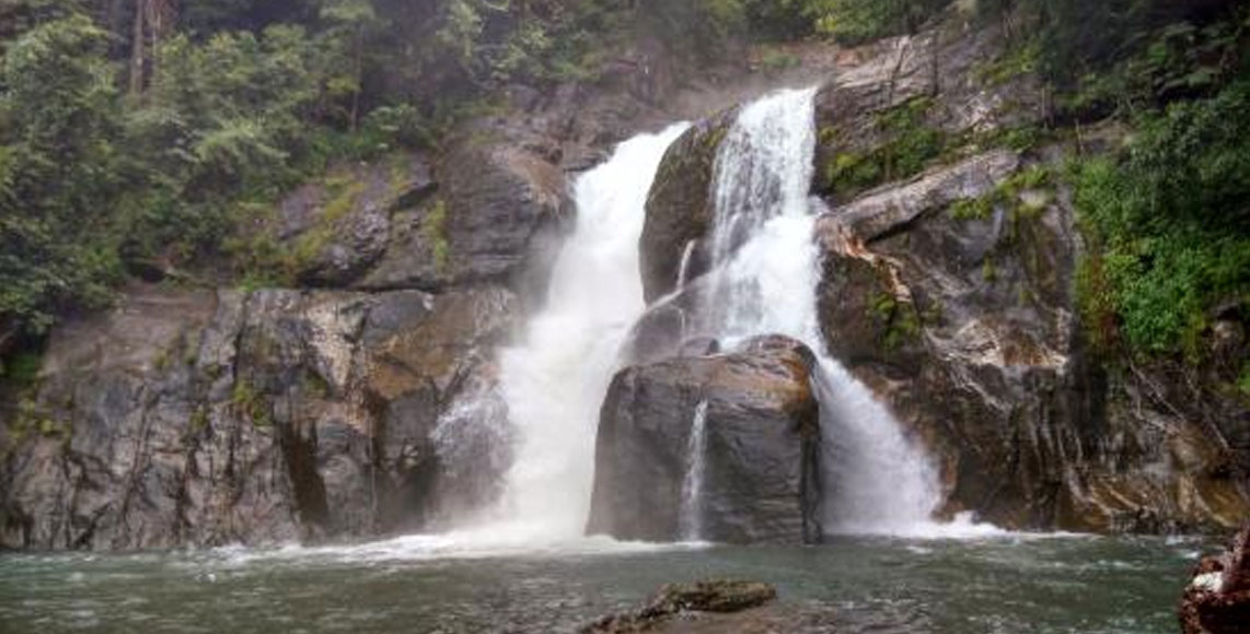 Meenmutty waterfalls Wayanad