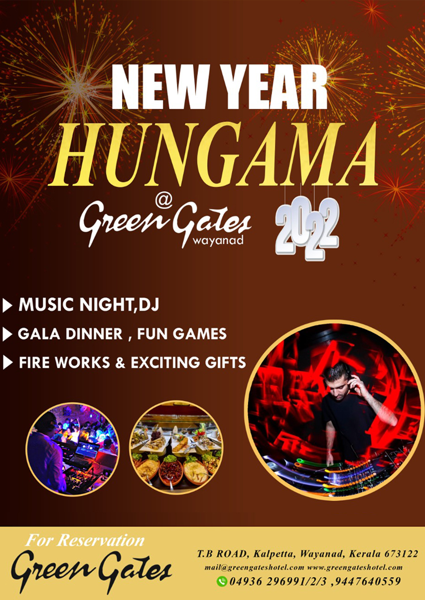 New Year Hungama Green Gates Wayanad 2022